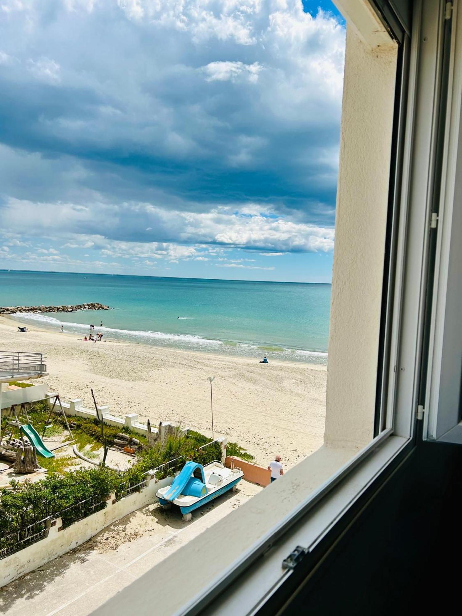 Estudio 1Ere Ligne Vue Mer ,Place De Parking Privee Acces A La Plage De La Residence 3Eme Etage Palavas-les-Flots Buitenkant foto