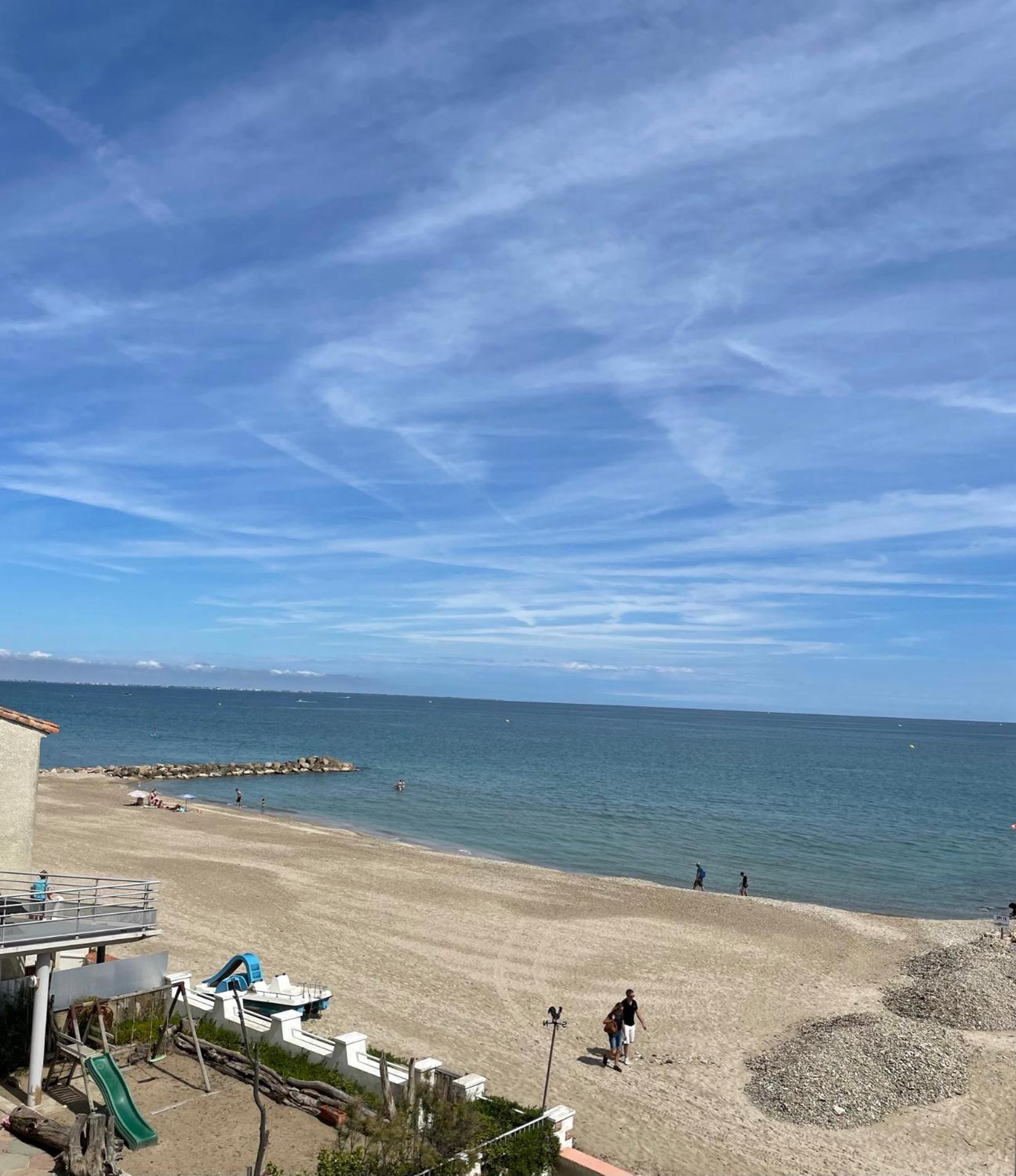 Estudio 1Ere Ligne Vue Mer ,Place De Parking Privee Acces A La Plage De La Residence 3Eme Etage Palavas-les-Flots Buitenkant foto